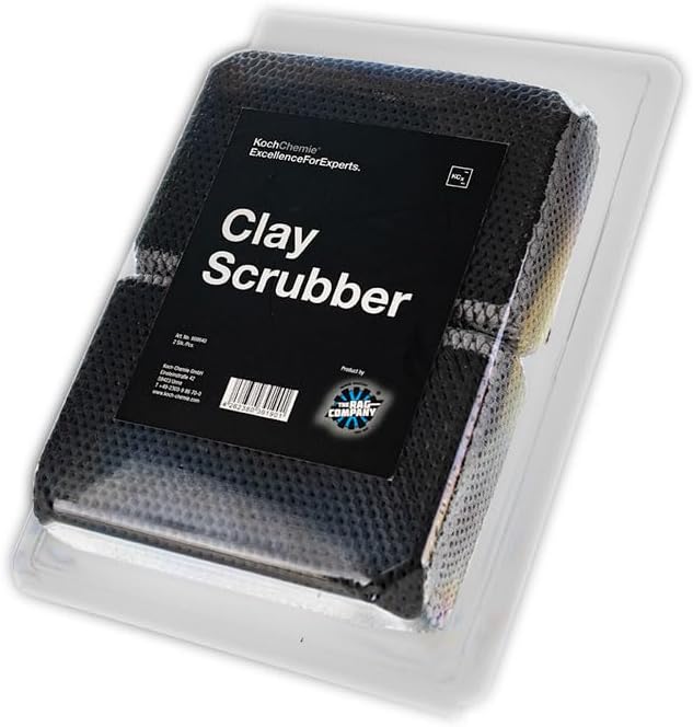 Koch-Chemie Clay Scrubber - Fast and Effective Removal of Paint Contaminants, Grime, Debris, and More - Clay Bar with