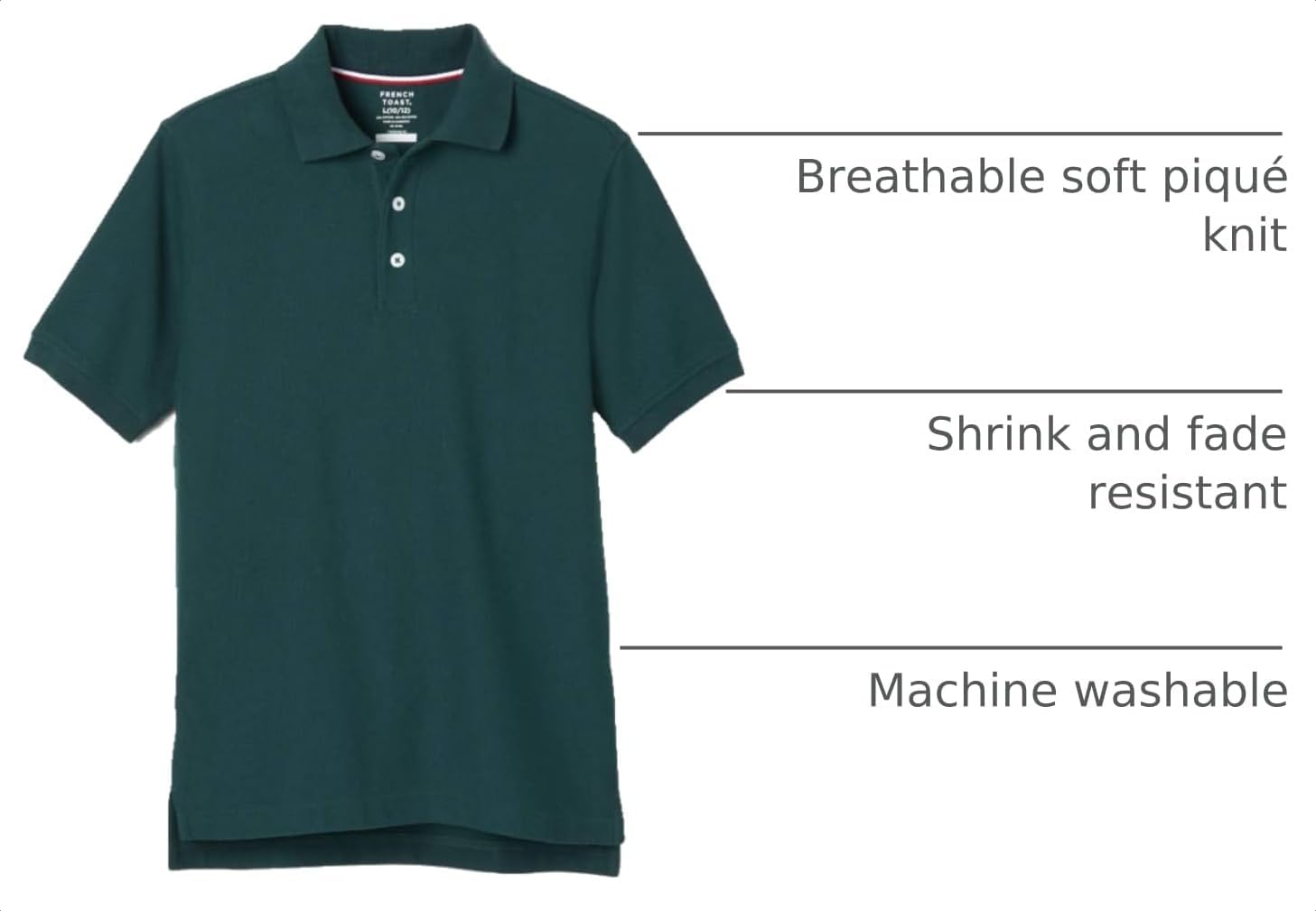 Kids' Pique Polo (Standard & Husky)
