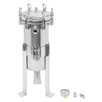 Stainless Steel Bag Filter Housing Solid-Liquid Separation Tool (1" NPT)