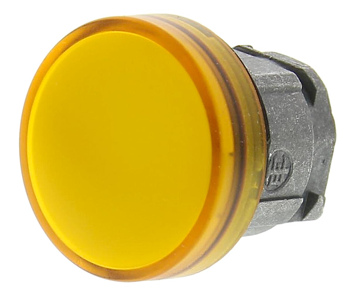 Pilot Light Head, Yellow, LED
