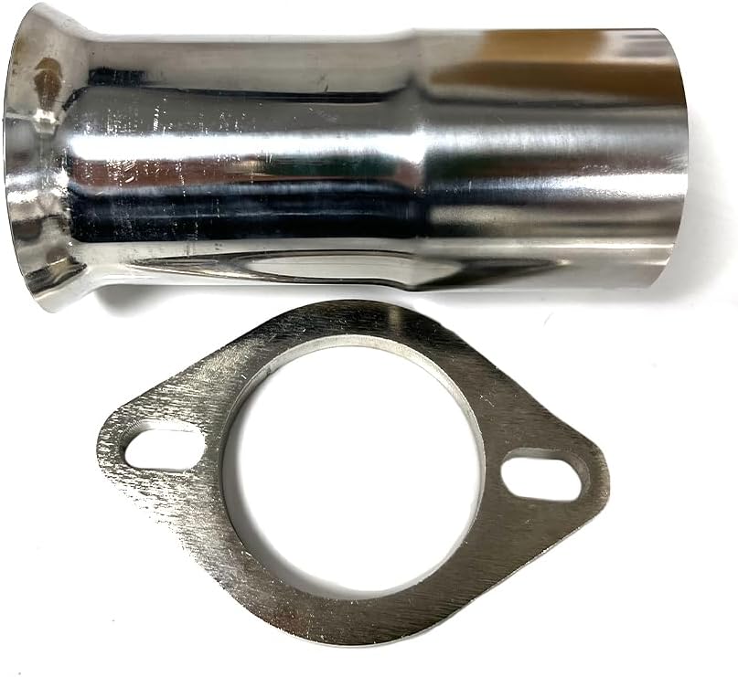 ID 2.5" to ID 3" Stainless Steel Exhaust Adapter w/Flange Ugrade Replace #41726
