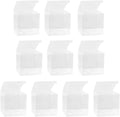 Clear Packaging Boxes 5 pcs Transparent Pvc Cube Gift Boxes 1.96 X 1.96 X 1.96 Candy Chocolate Truffles Wedding