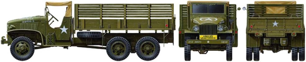 Models US 2 1/2 Ton 6x6 Cargo Truck Model Kit