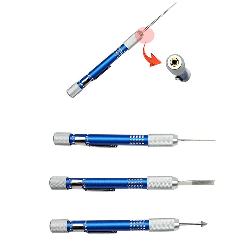 Diamond Coated Bead Reamer Set Bead Reamer Set with 4pc Replacement Tips Reaming Bead Tool