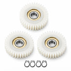 3pcs 36 Teeth 38mm Nylon Electronic Motor Gear Professional Accessory for Electrical Motor Clutch