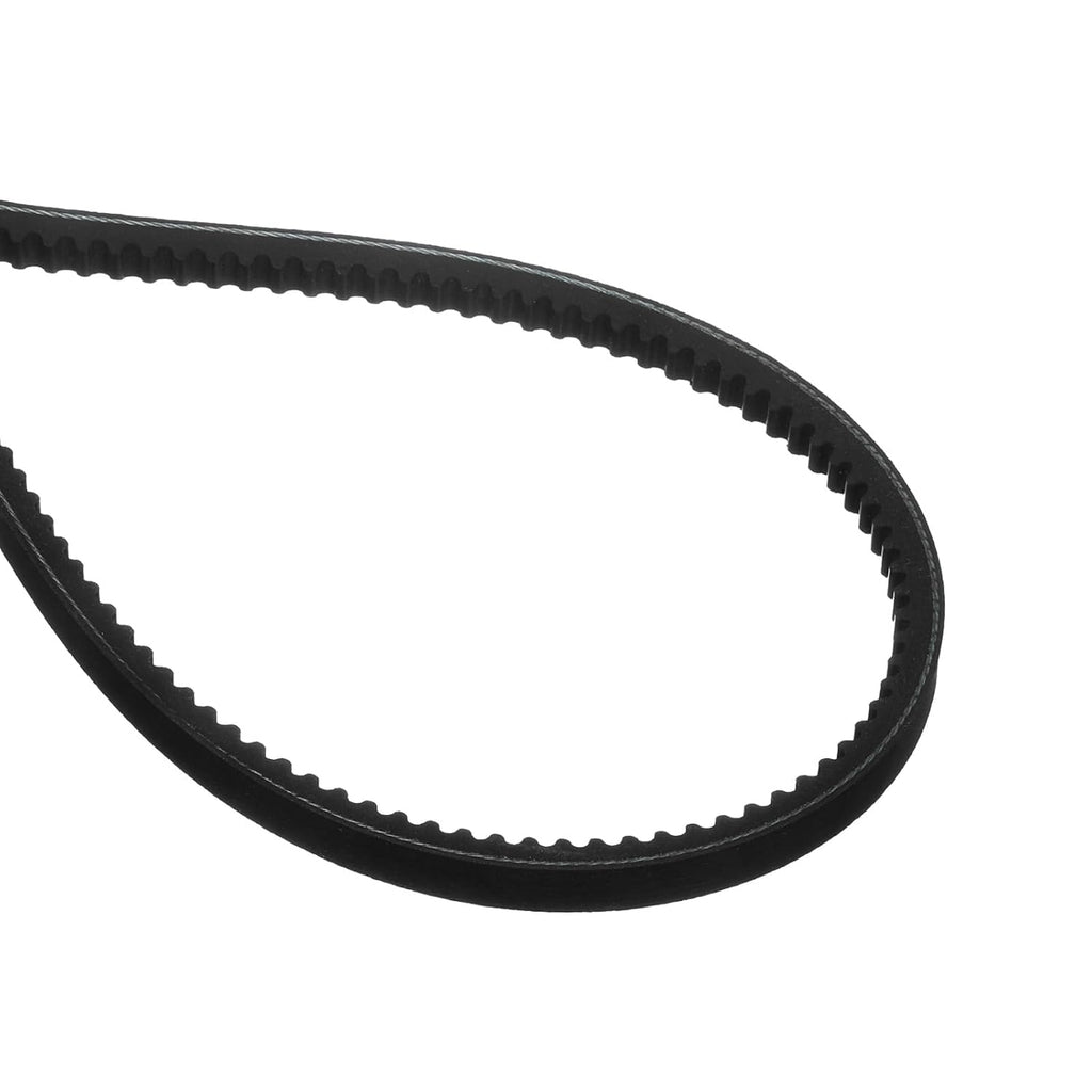 uxcell AX82 EPDM V-Belt, Raw Edge Cogged Industrial Rubber V Belt 1/2" Width x 82" Inside Circumference
