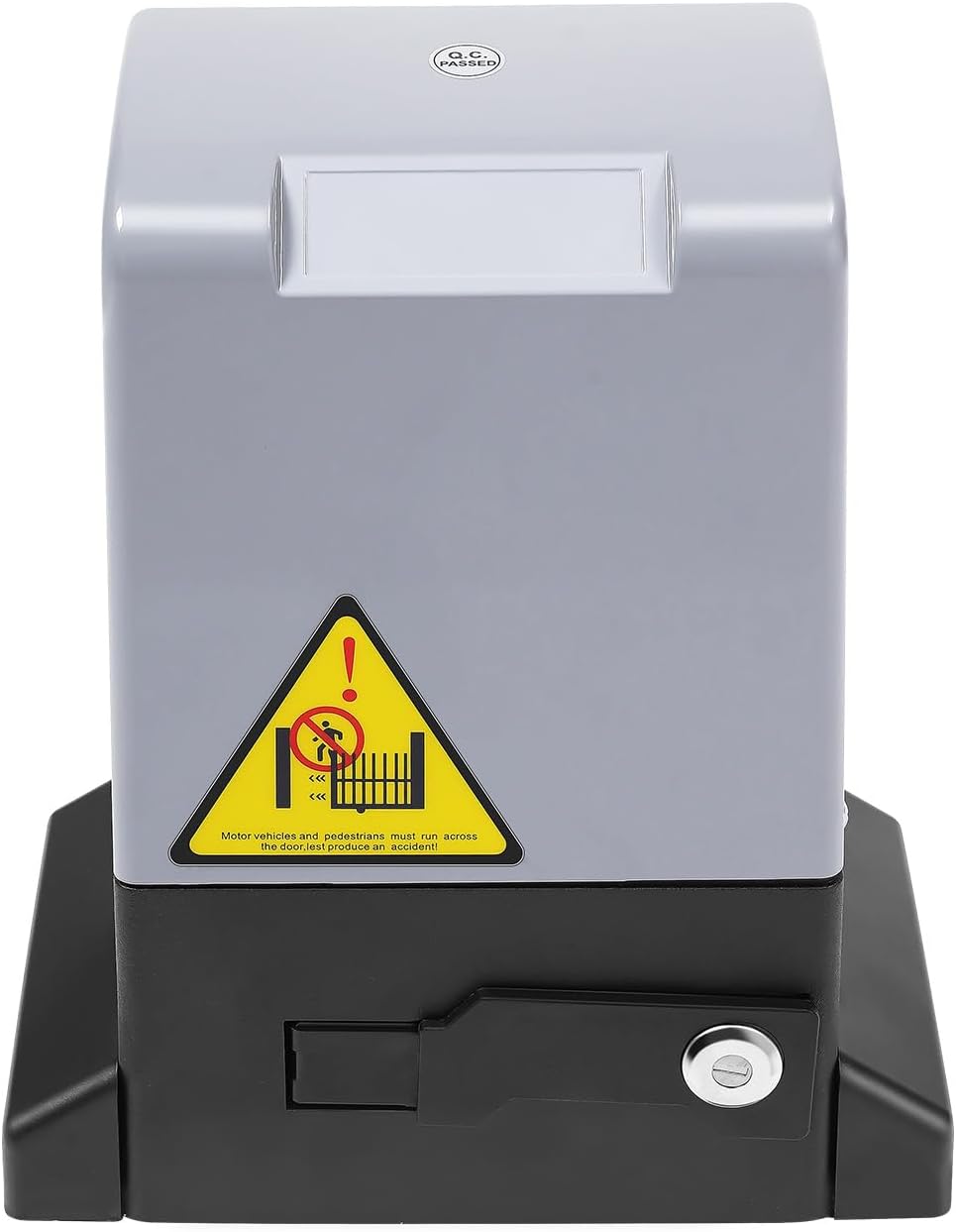 Automatic Sliding Gate Opener with 2 Remote Controls, Electric Rolling Driveway Fence Slide Gate Motor, Gate Operator