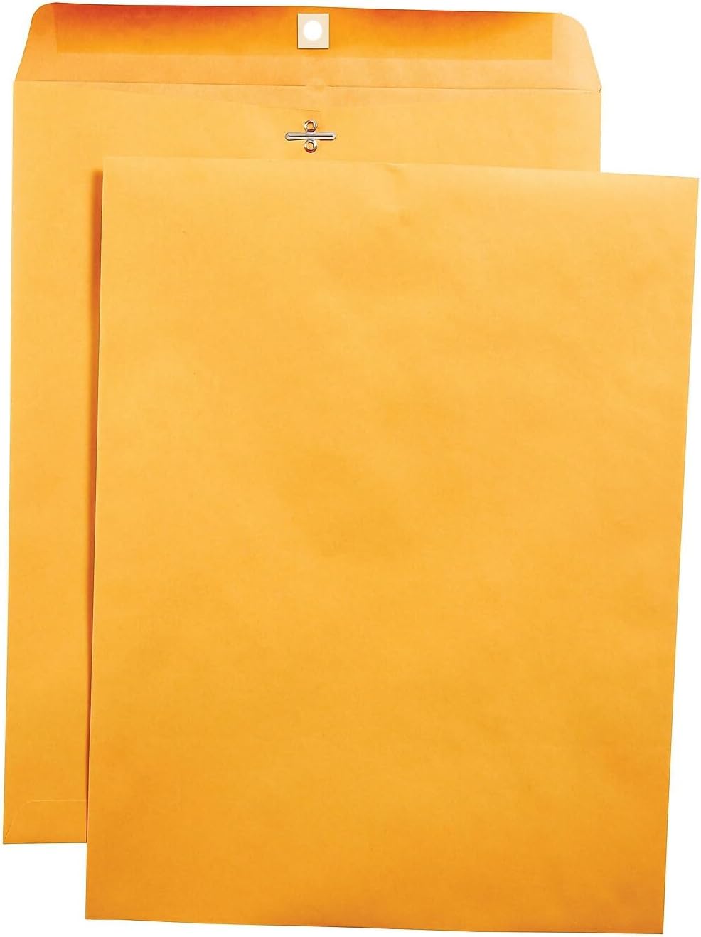 10x15 Kraft Clasp Envelopes, Brown, Extra-Large, 10/Pack