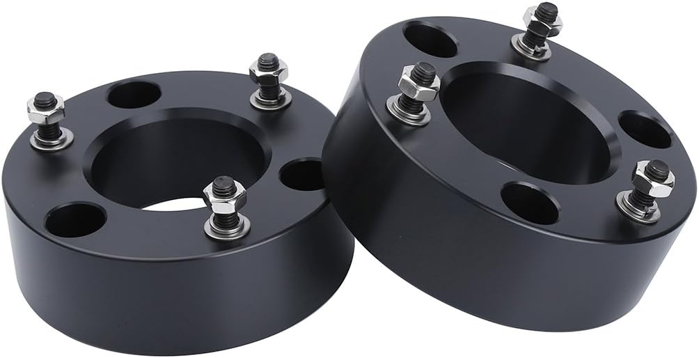 Dynofit 3 Inch Leveling Lift Kit, Front Strut Spacers for Silverado 1500 Sierra 1500,Compatible with 2007-2026 GMC Sierra & Chevy Silverado 1500 2WD/4WD, Heavy Duty Forged Aluminum Suspension Kit
