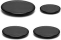4 Pcs Surface Burner Cap Set Compatible with GE Gas Stoves and Cooktops Includes WB29K10009-1 (2.6") WB29K10001-2 (3.2") WB29K10006-1 (3.5")