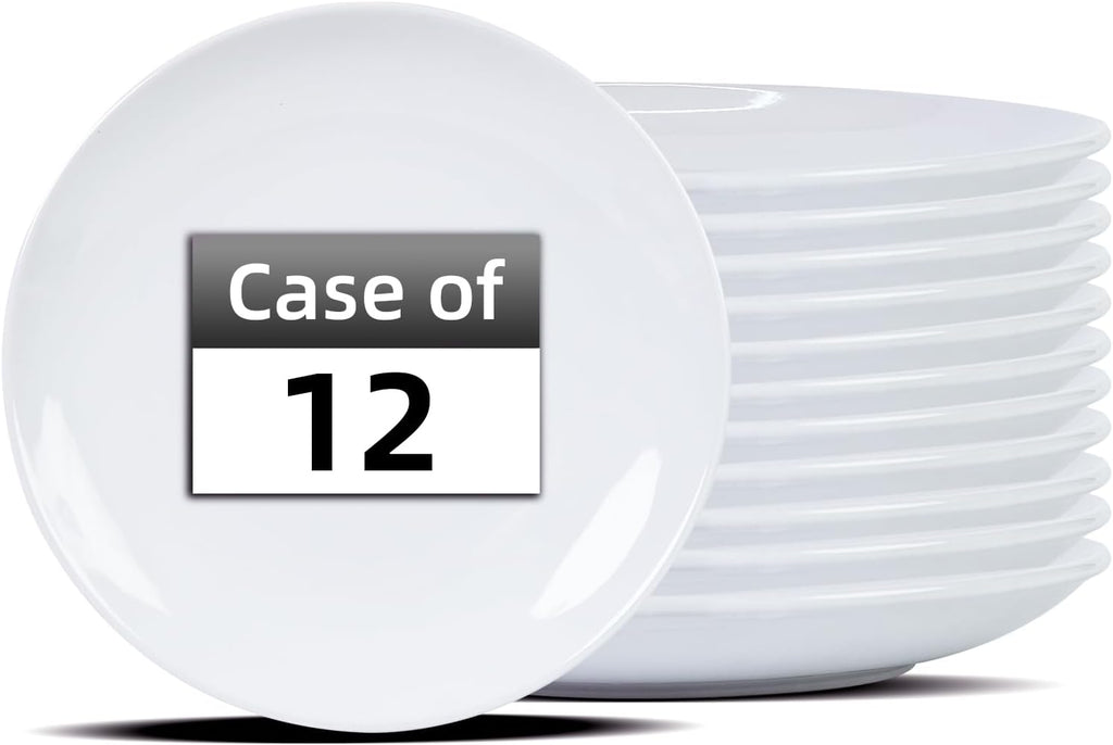 Stoneware Coupe Commercial Grade Dinnerware, Bright White, Plate 10.5", Case of 12