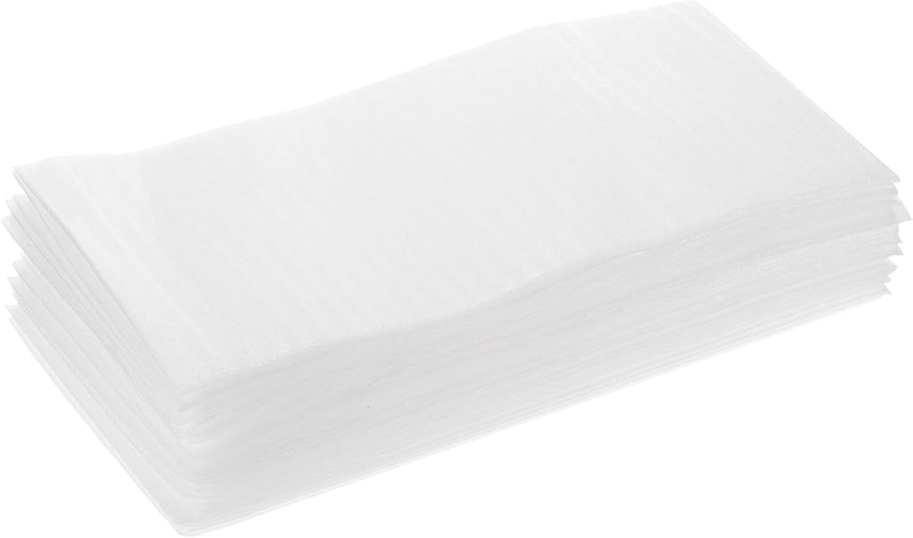 Foam Pouches, 60 Pack 6x8 Inch White Cushion Foam Packing Supplies