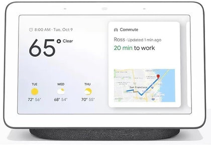Nest Hub (1st Gen) | 7" Smart Display with Google Assistant | Voice Control for Smart Home Devices | YouTube, Spotify