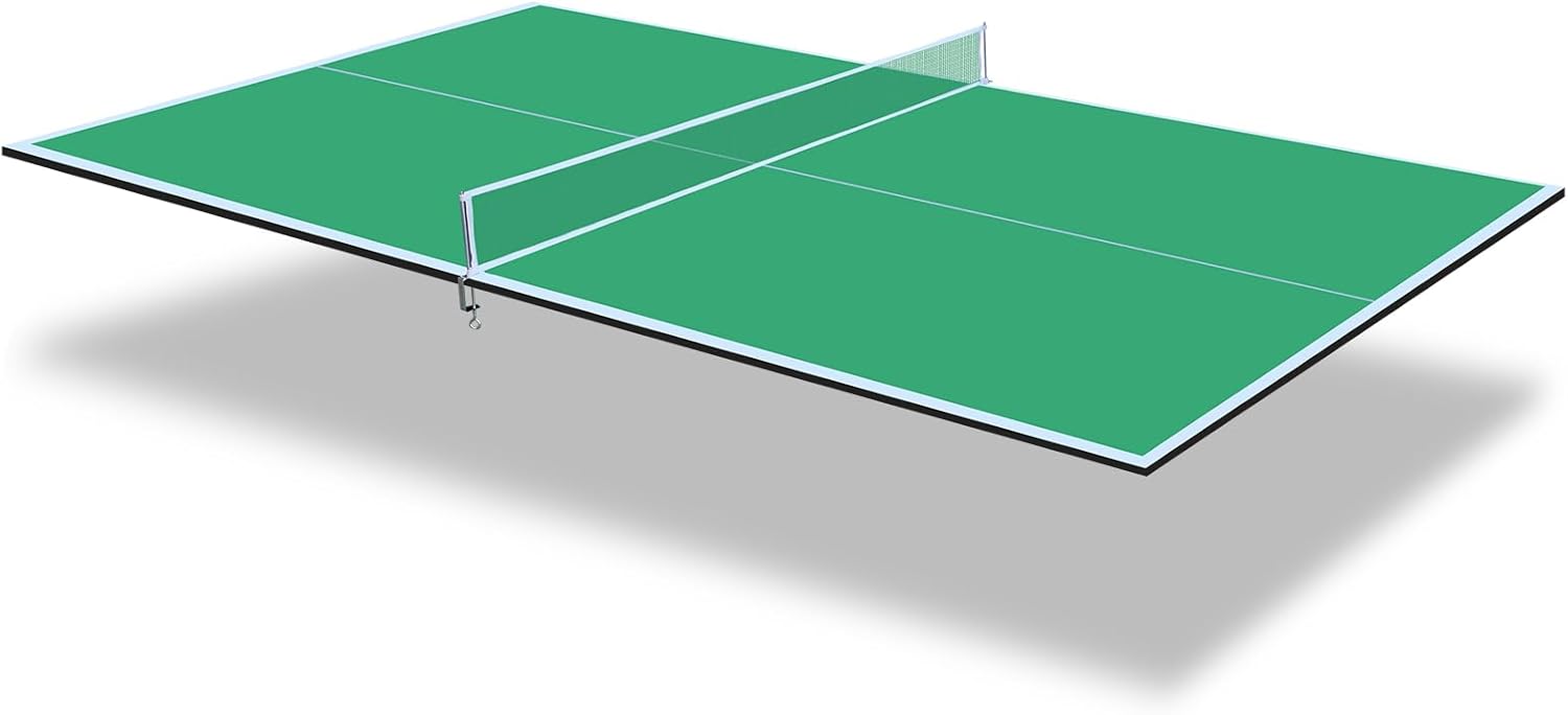 Ping Pong Table Top for Billiard Table, 7FT/8FT/8.5FT/9FT Foldable Table Tennis Table Topper for Pool Table, Indoor