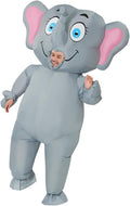Inflatable Elephant Costume for Adult Halloween Costume Funny Blow up Elephant Costume for Men Women Party Cosplay