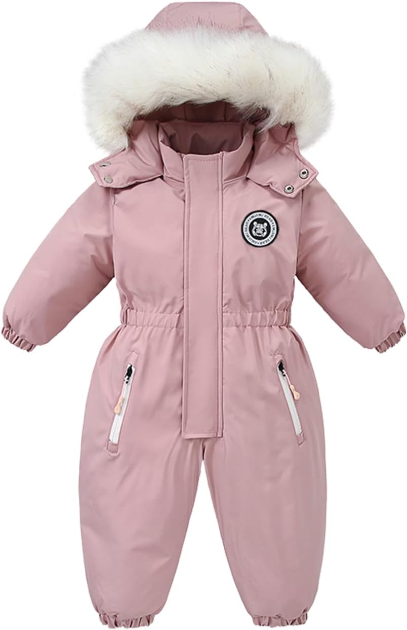 Baby Boy Snowsuit Toddler Winter Girl Jacket Coat Clothes Kid Ski Snow Suit | Baby Boy Fleece Snowsuit Jacket Toddler