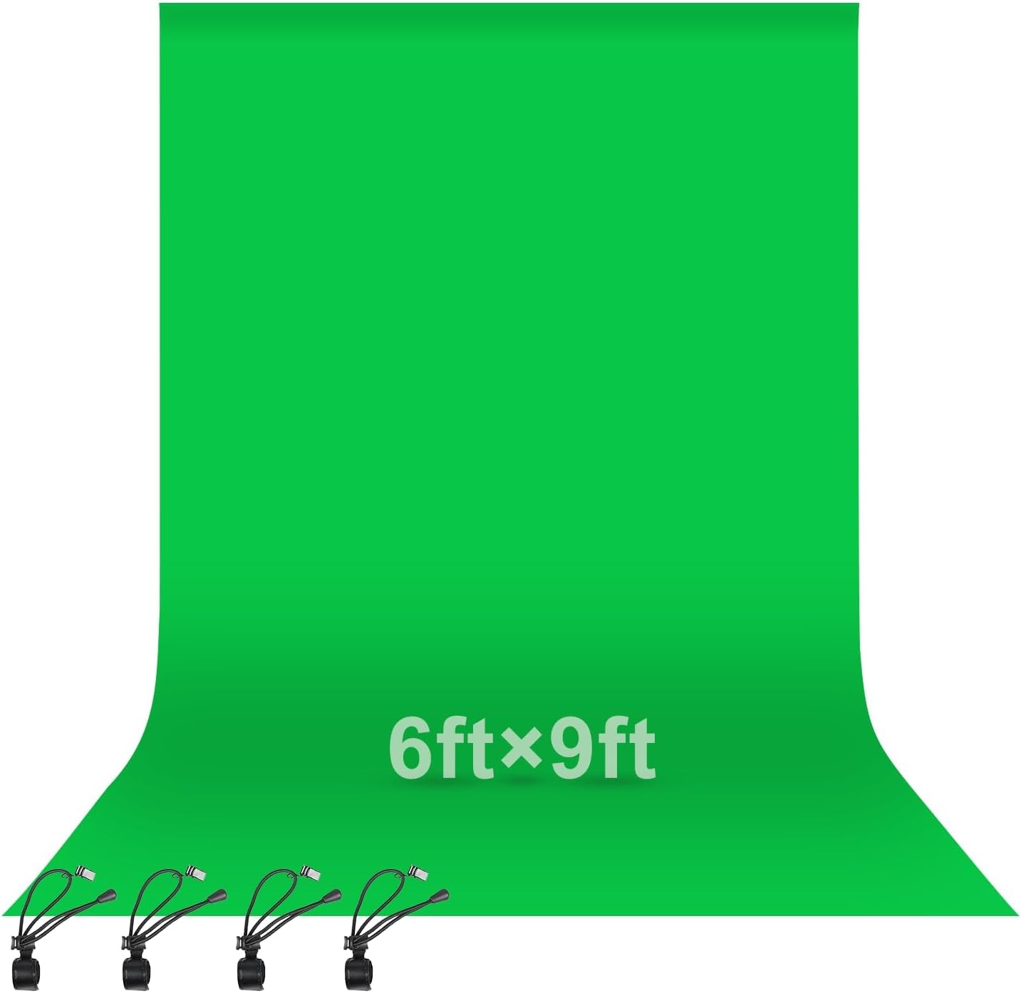 6x9Ft Green Screen Backdrop,Photography Greenscreen Background | Polyester Green Screen Fabric Cloth, Greenscreen