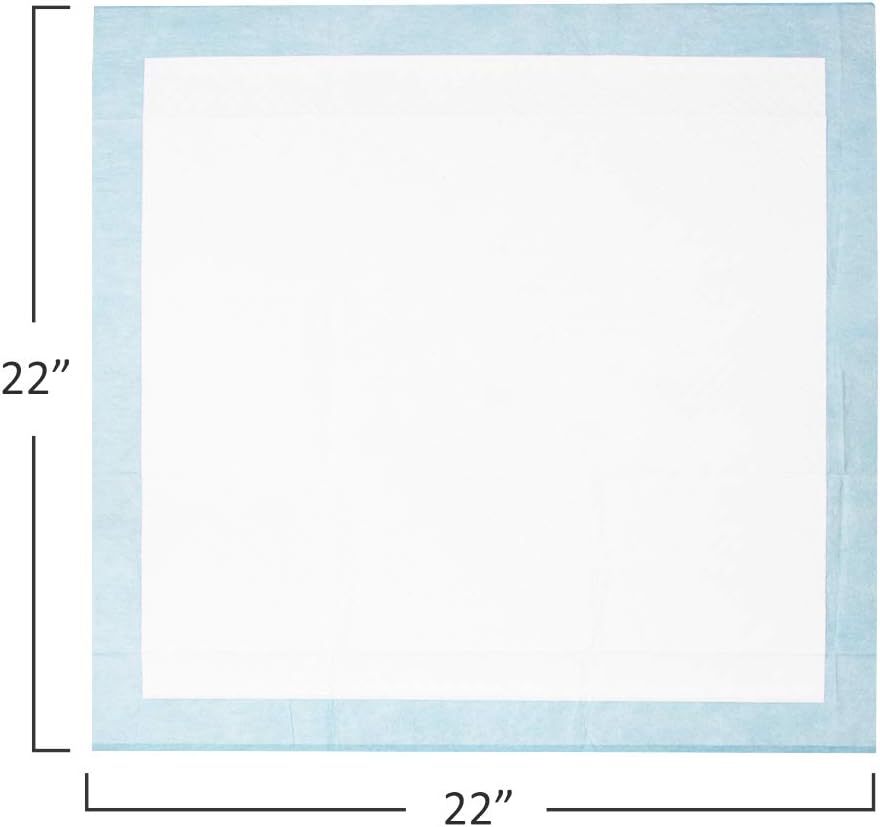 Puppy Pads Leak-Proof 100 Count 22"x 22" - Absorbent Pee Pads for Dogs with 6-Layer Design, Rapid Dry Sheet &