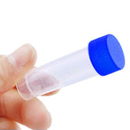 50 Pcs 5ml Plastic Graduated Vials