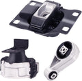 3-Piece Engine Motor Mount Set Compatible with 2005-2007 Focus 2.0L/2.3L