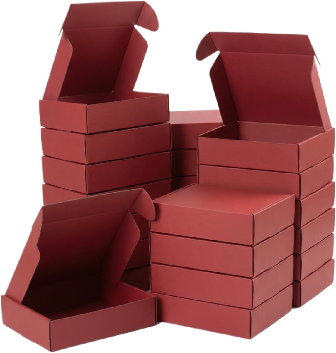 Small Shipping Boxes, 50 Pack Cardboard Box Corrugated Mailer Boxes Small Corrugated Boxes For Shipping Packaging