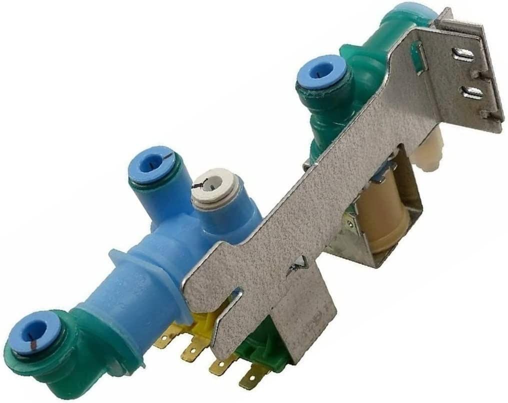 Refrigerator Water Inlet Valve Replaces for Frigidaire FGHS2655PF5A FGHS2655PF1 FGHS2655PF4 FGHS2655PF2 FGHS2667KB0 FGHS2667KE4 FGHS2667KE3 FGHS2667KE1 FGHS2667KW0 FGHS2667KW2 FGHS2667KW4 FGHS2667KP4