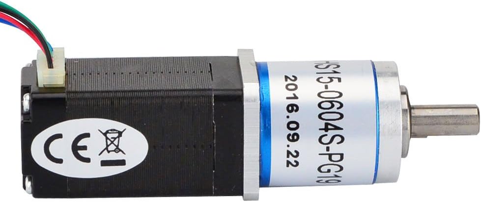 STEPPERONLINE 19:1 Planetary Gearbox Nema 8 Stepper Motor Geared Stepper Motor