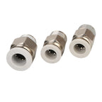 5PCS White Black Thread Quick Connector PC8-02 External Thread Quick Connector Straight air Pipe Connector(PC8-02)