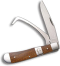 ABKT Stockyard Farriers Knife - Red Sap Wood - Includes a Hoof Pick - Convenient & Resilient