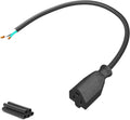 50cm Female Connector Extension Cord 125V 15A 2-Pole 3-Wire Female Straight Blade Outlet with AWG14 Cable, Includes 5