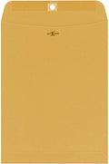 Clasp-Gummed Catalog Envelopes, 6" x 9", Brown Kraft, 100/Box (CO955)