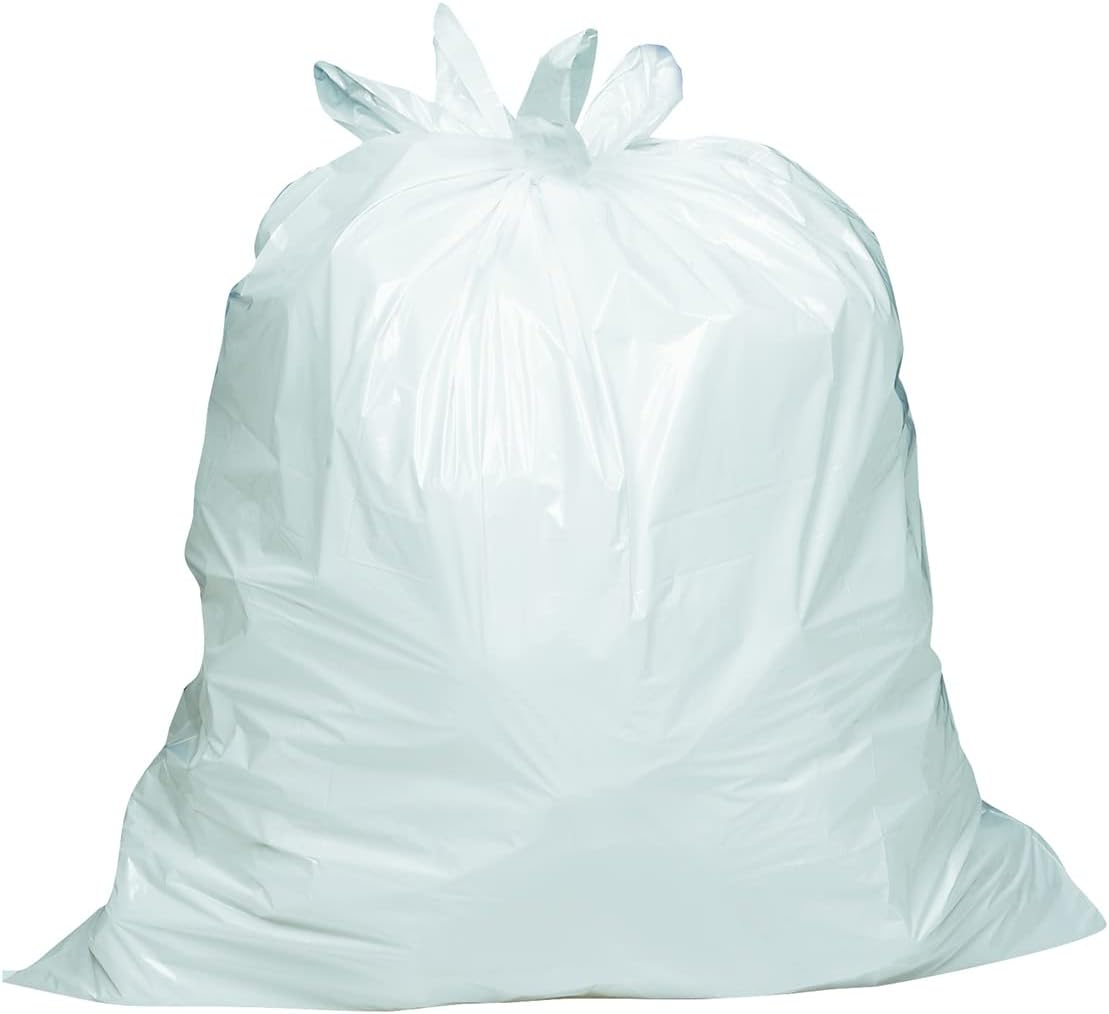 Small 4 Gallon Trash Bags with Flap Ties, Fresh Scent, Odor Control, 0.5 mil Thick, 80 Count