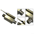 304 Stainless Steel Flow Switch Sensor G1/4 Piston Type(ZFS-02S 110V)