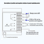 AC 110V 6W Electric Single-Phase Motor Gear Motor + Bracket Set