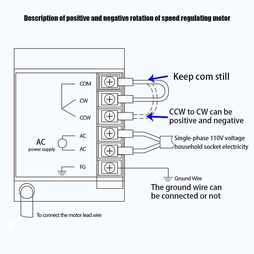 AC 110V 6W Electric Single-Phase Motor Gear Motor + Bracket Set