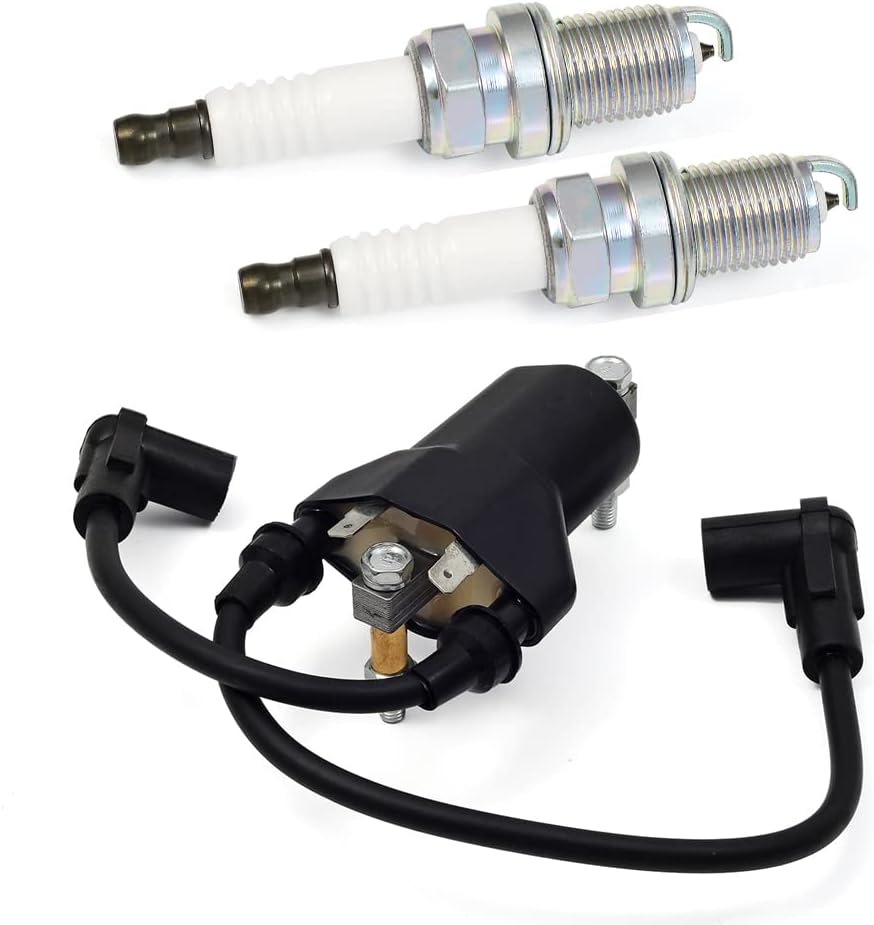 Ignition Coil Pack & spark plug + Cap For EZGO 1991-2002 TXT Robin 295cc 350cc 4 Cycle Gas Golf