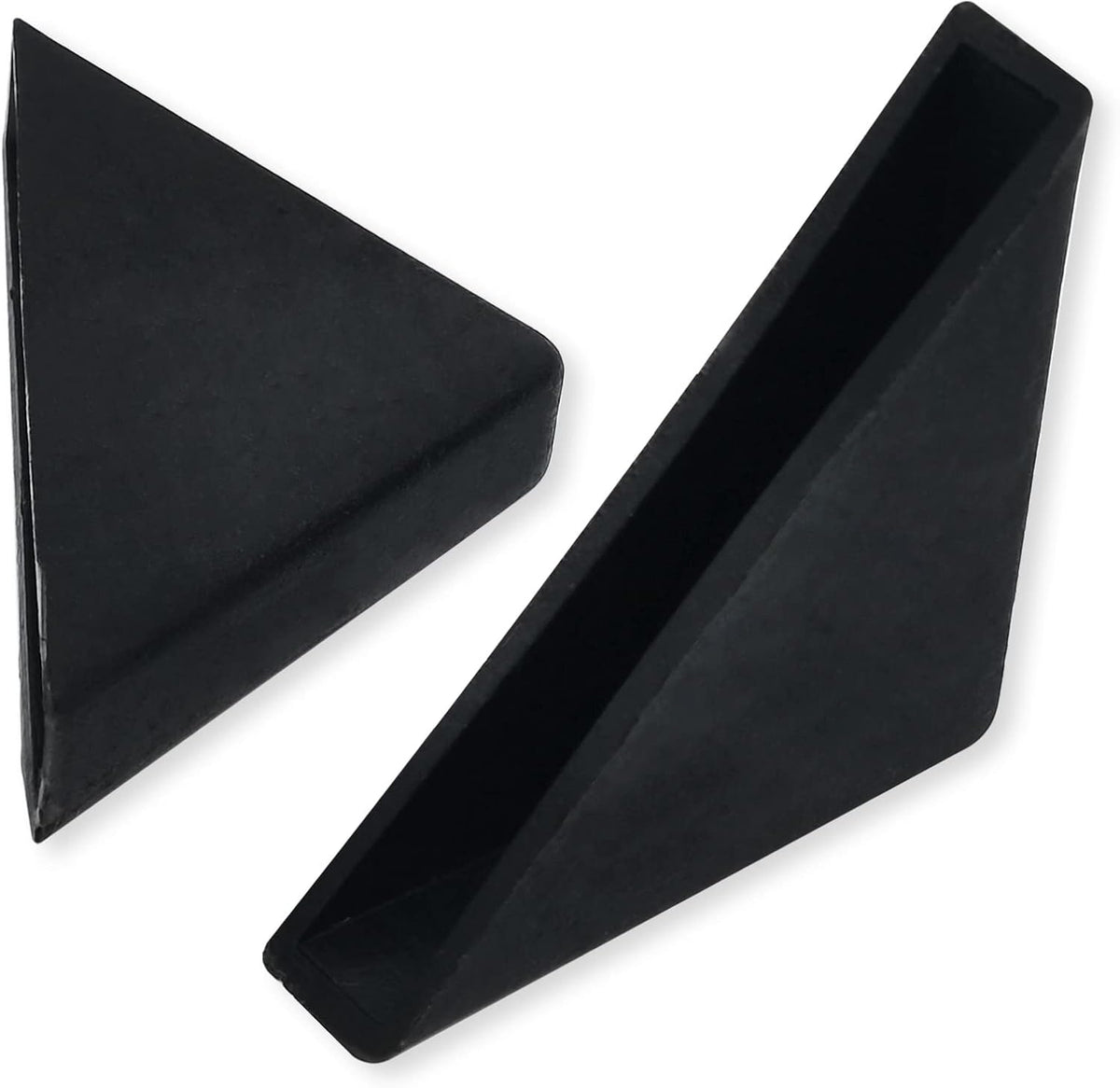 6mm(1/4inch) Black Triangle Shape Plastic Glass Corner Protector,Collision-Proof Right-Angle Plastic Corner Guard for