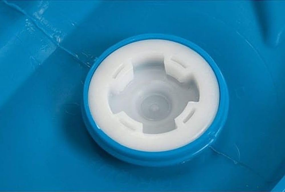 55 Gallon Blue Water Barrel | Solid Mold |2 Inch Bung Holes, Good for Long Term Drinking Water Use | BPA Free
