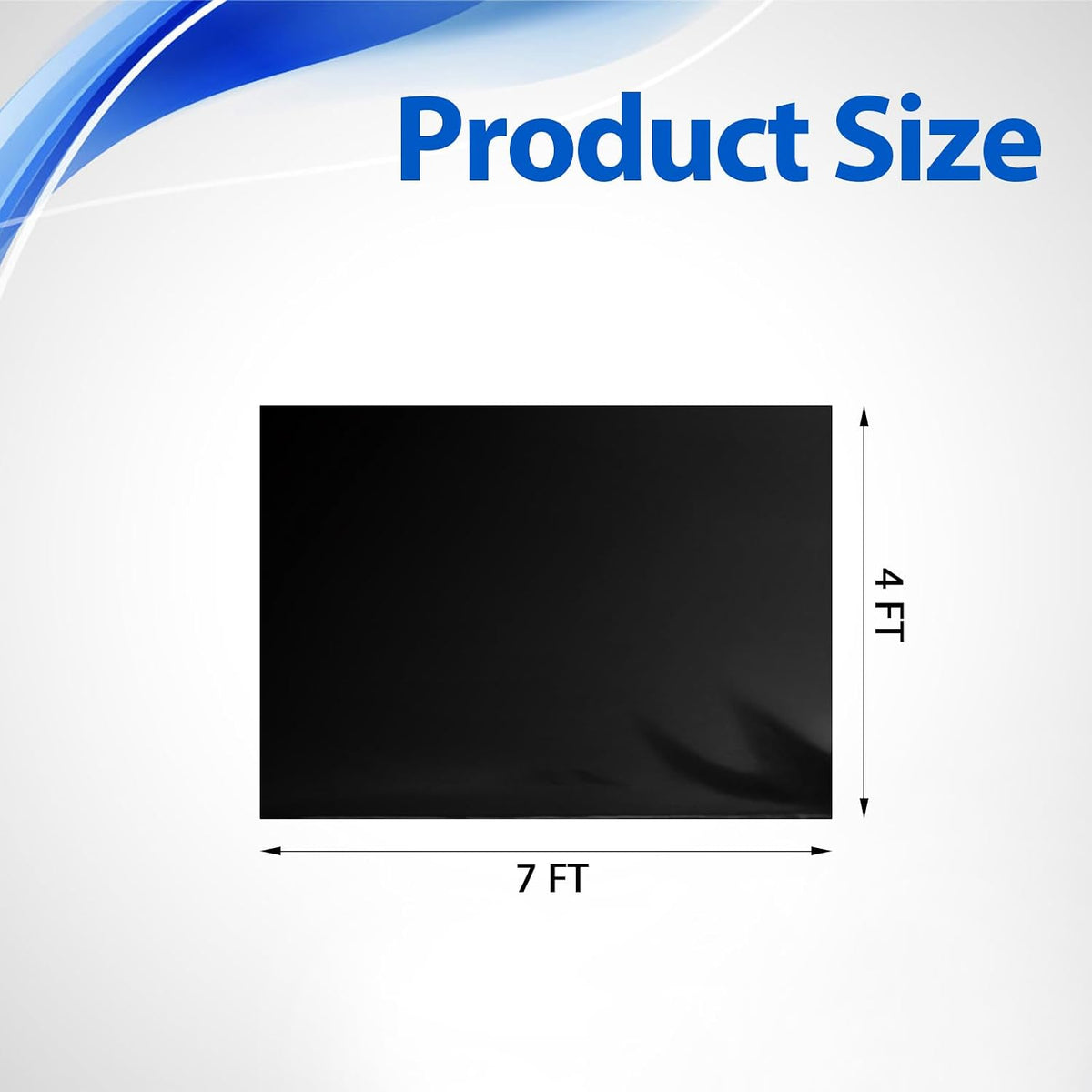 Pond Liner 20 Mil HDPE Pond Liners for Outdoor Ponds Preformed Pond Liner for Koi Fish Duck Pond (4 x 7 Feet)