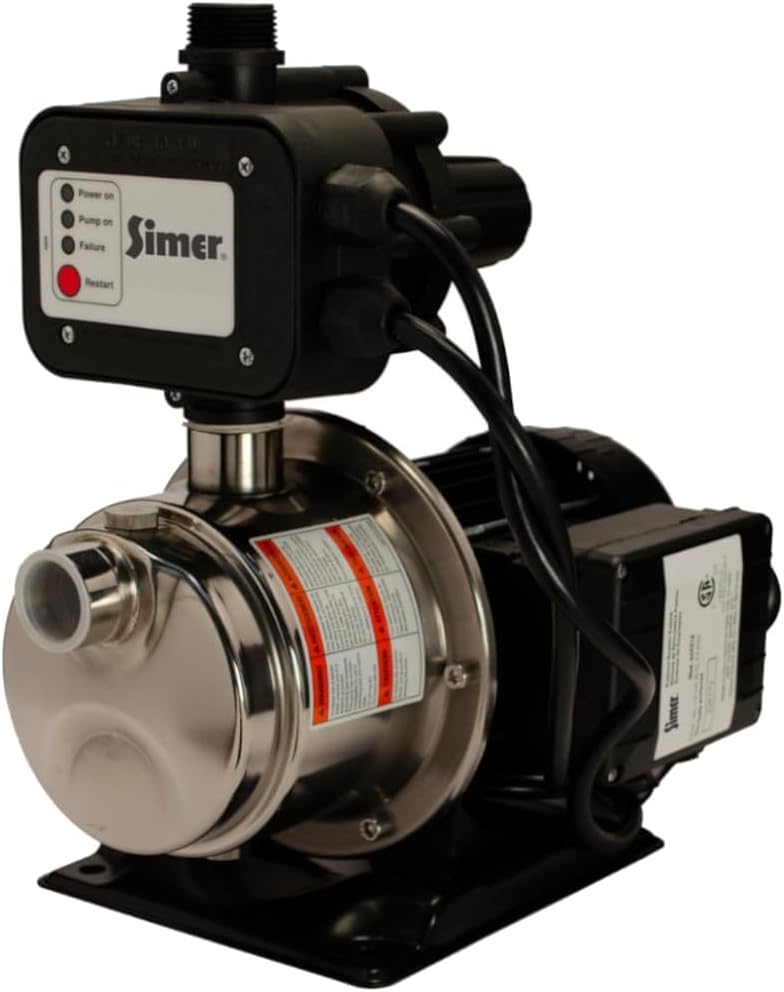 Simer 4075SS-01 3/4 HP Pressure Booster Pump