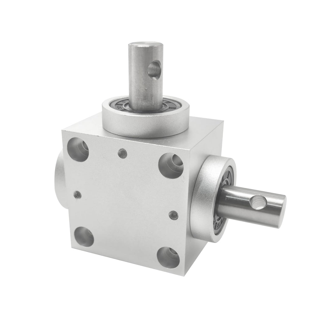 1:1 Waterproof Right Angle Gearbox 1.5 Module 20 Teeth 90° Angle Drive Steering Gear Device