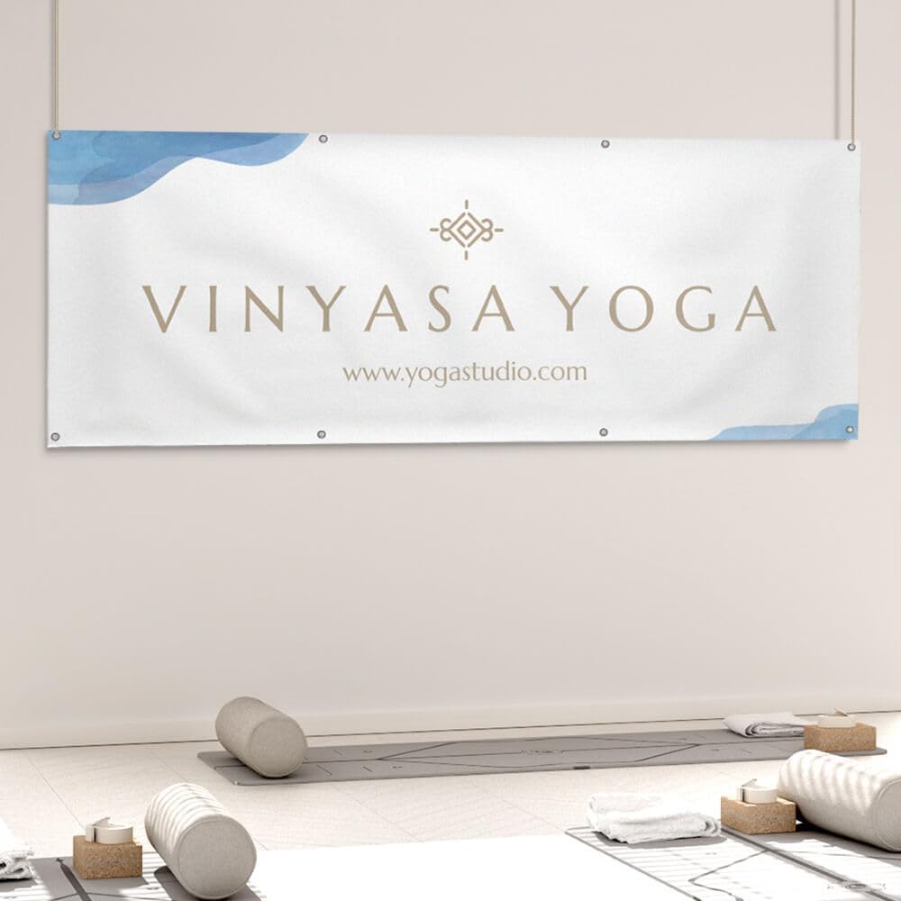 Staples Custom Scrim Vinyl Banner - 48" x 24" Quote Banner with 4 Grommets - Durable Outdoor Sign for Events