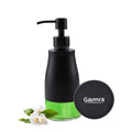Black Soap Dispenser with Coaster and Stickers - 11 OZ / 320 ML