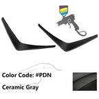 Fit 2015-2023 Dodge Charger SRT Front Bumper Canards Painted #PDN