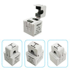 SazkJere SCT006 10A 10mA Non-invasive Split Core Current Transformer 0-10A Open Close Transformer Sensor