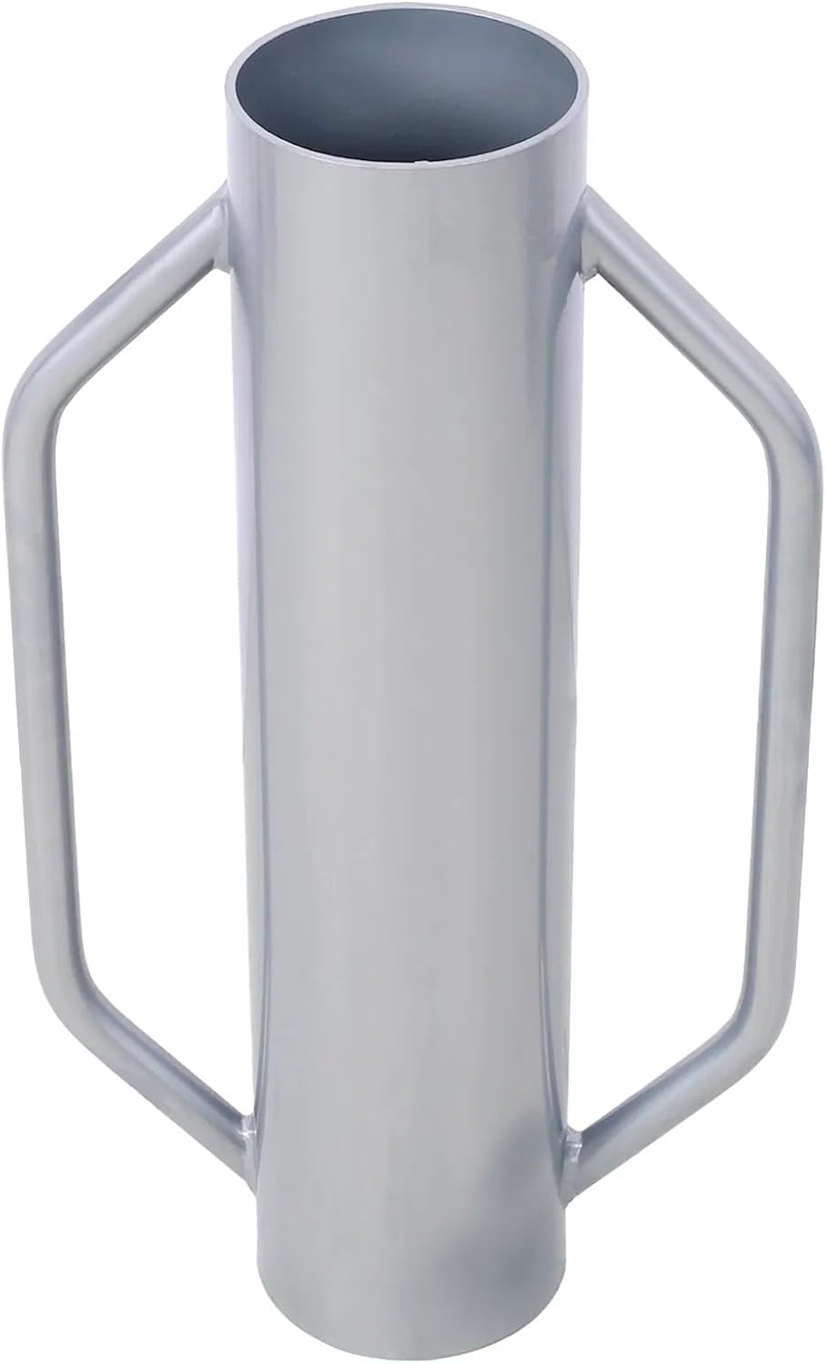 Heavy Duty Metal Fence Post Driver, 30 lb T Post Pounder with Handle, Steel Construction, Grey, 23.5 x 13 x 5.5 Inches