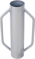 Heavy Duty Metal Fence Post Driver, 30 lb T Post Pounder with Handle, Steel Construction, Grey, 23.5 x 13 x 5.5 Inches