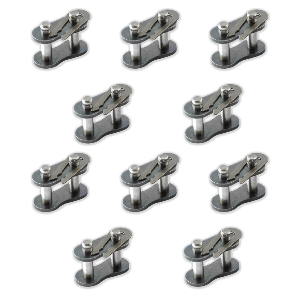 #25 Roller Chain Connecting Links (10 Pack) Carbon Steel