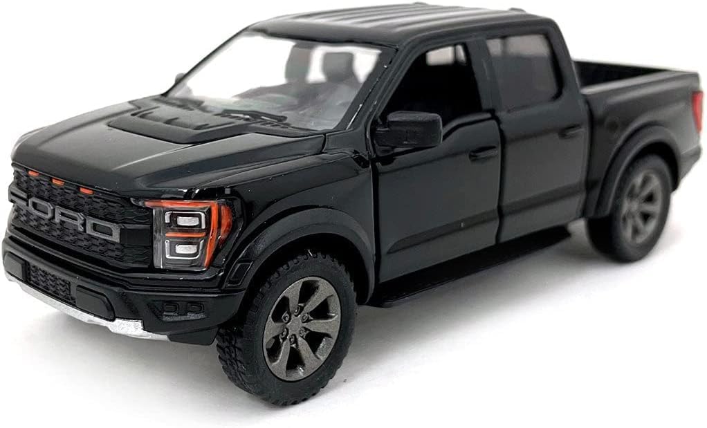 2022 Ford F-150 Raptor 5" 1:46 Scale Die Cast Model Toy Truck (Black)