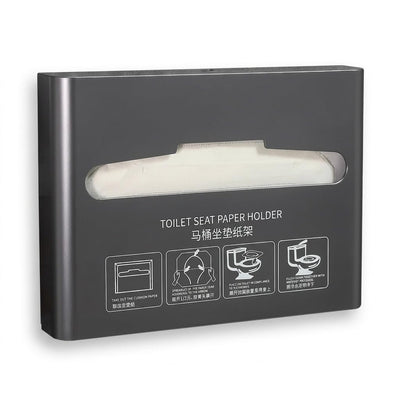 Toilet Seat Cover Holder Wall Mount Disposable Bathroom Restroom